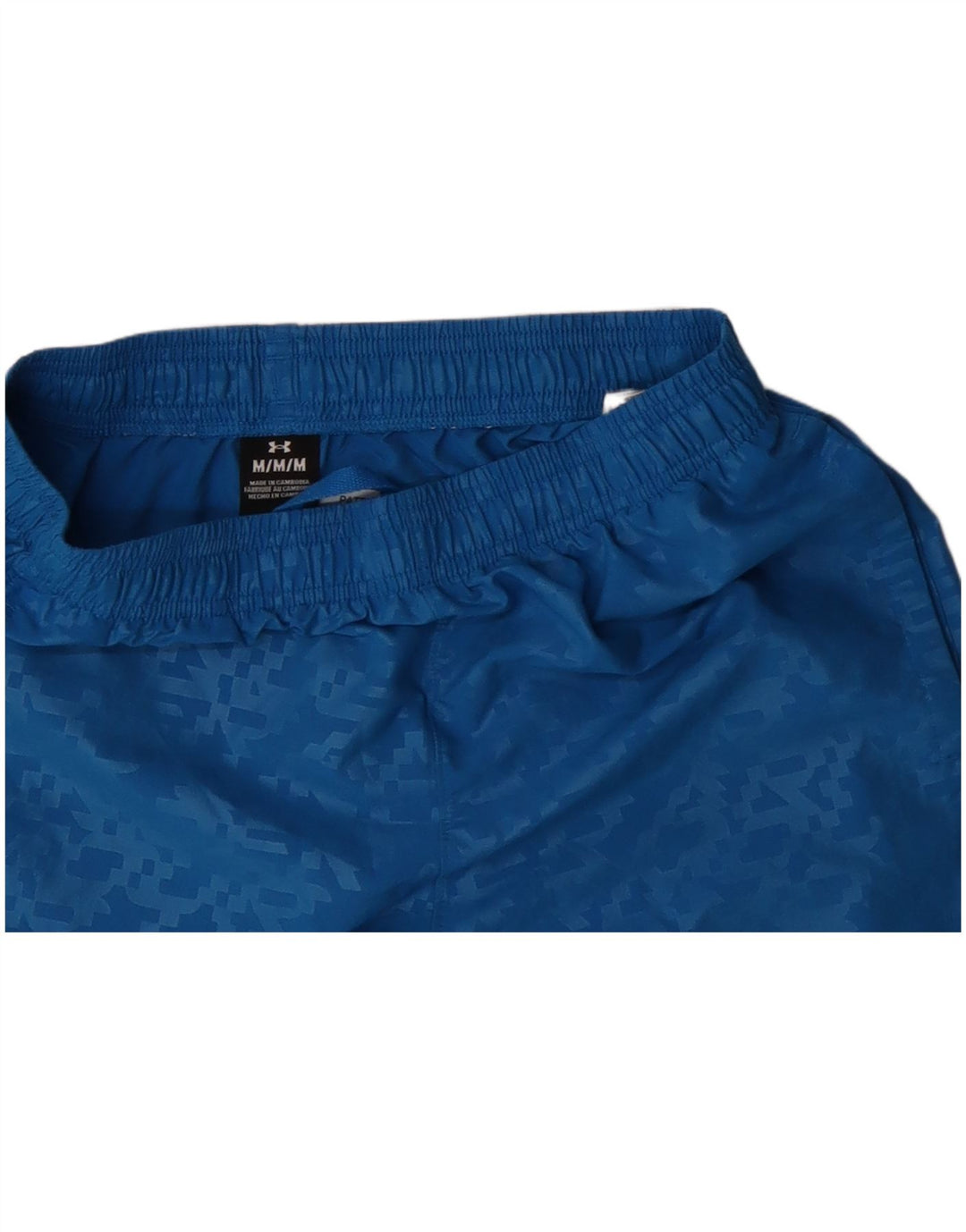 Ανδρικό αθλητικό σορτς UNDER Armour Μεσαίο μπλε γεωμετρικό πολυεστέρα