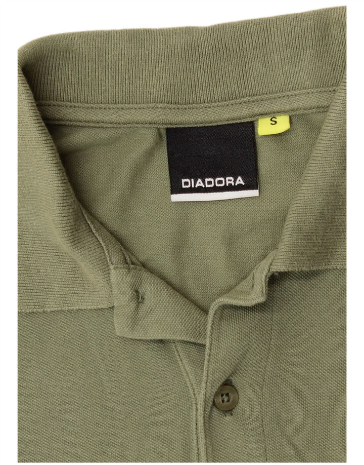Ανδρικό μπλουζάκι πόλο Diadora μικρό χακί