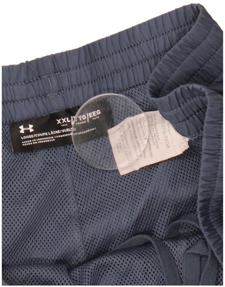 Ανδρική αθλητική φόρμα UNDER Armour Παντελόνι 2XL Navy Blue Colorblock Πολυεστέρας
