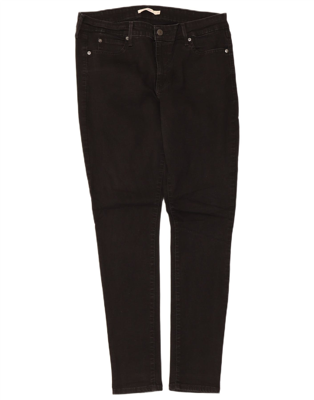 Levi's Womens 711 Skinny Jeans W32 L30 Μαύρο