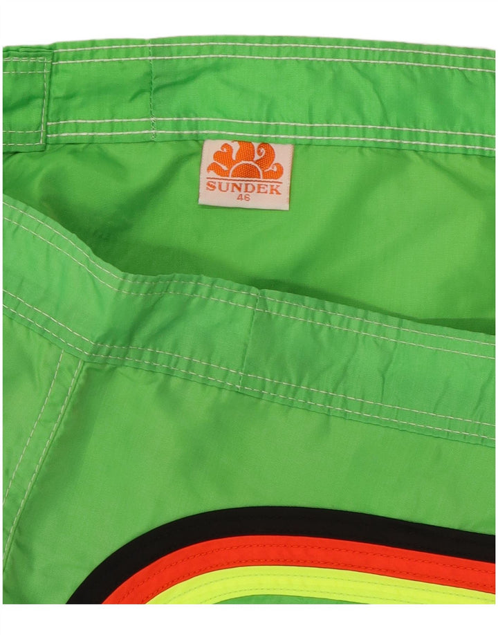 Ανδρικό σορτς κολύμβησης Sundek EU 46 XL Green Nylon Beach