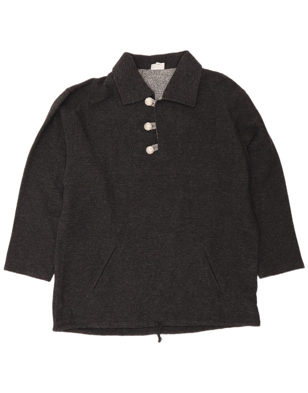 Country Ανδρικό πουλόβερ Polo Neck Jumper IT 50 μεσαίο γκρι μαλλί
