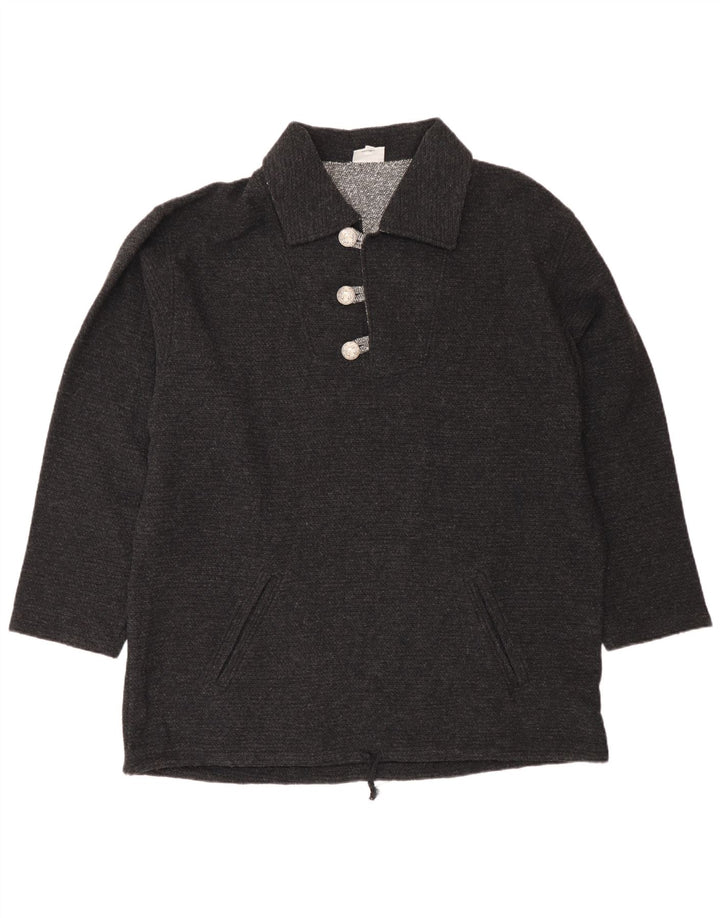 Country Ανδρικό πουλόβερ Polo Neck Jumper IT 50 μεσαίο γκρι μαλλί