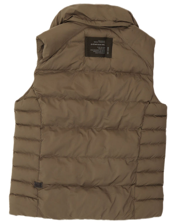 G-Star Ανδρικό padded Gilet UK 38 Medium Khaki Polyester