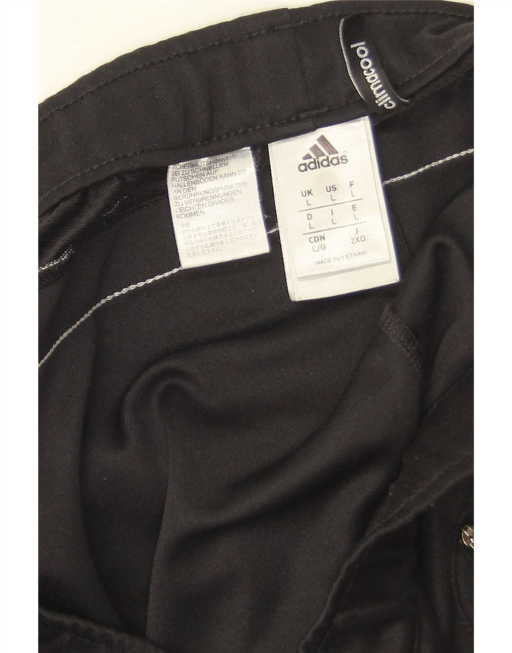 Ανδρικό παντελόνι αθλητικής φόρμας Adidas Climacool Μεγάλο μαύρο χρώμα πολυεστέρα