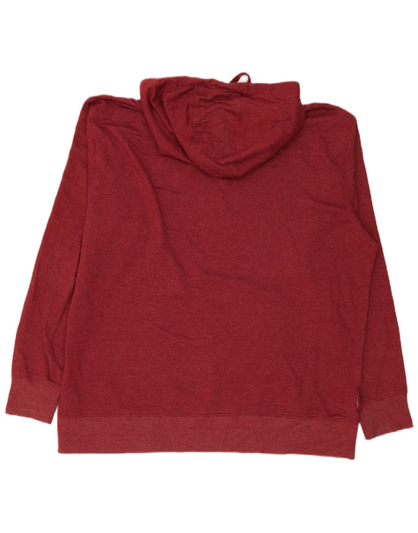 Mountain Warehouse Ανδρικό Hoodie Jumper 2XL Βαμβακερό μπορντό