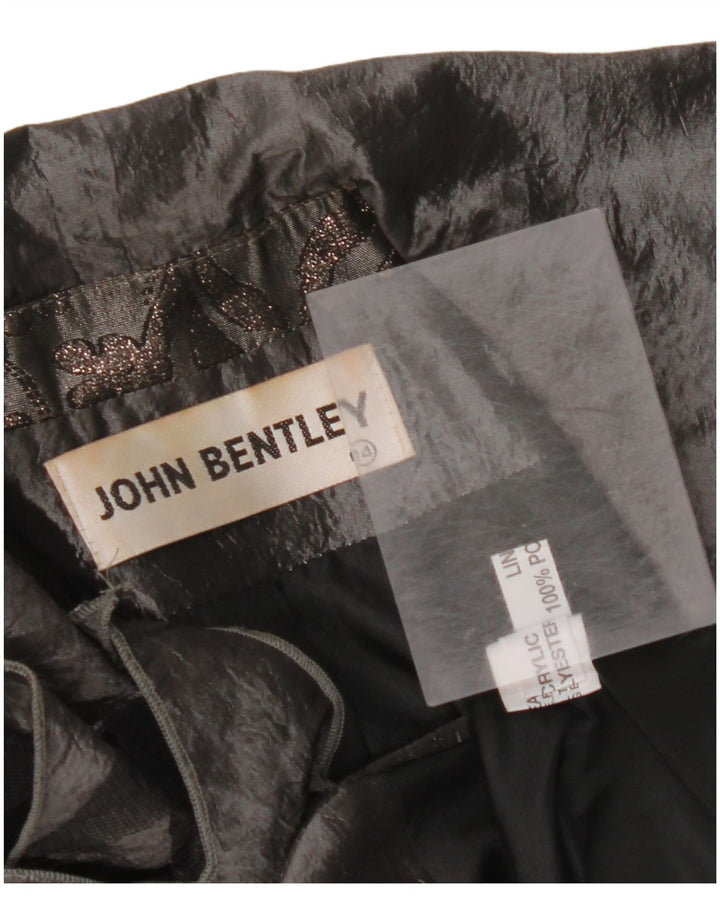 JOHN BENTLEY Γυναικεία ζακέτα τοπ UK 14 Large Grey Floral Polyester