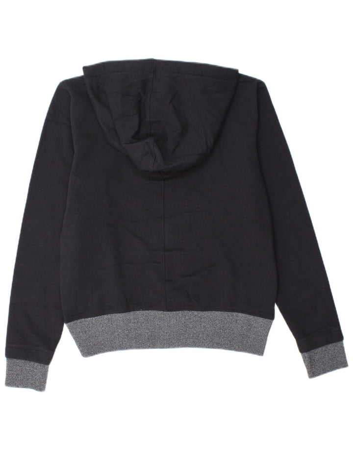 UNDER ARMOR Γυναικείο υπερμεγέθη γραφικό κουκούλα UK 6 XS μαύρο βαμβακερό