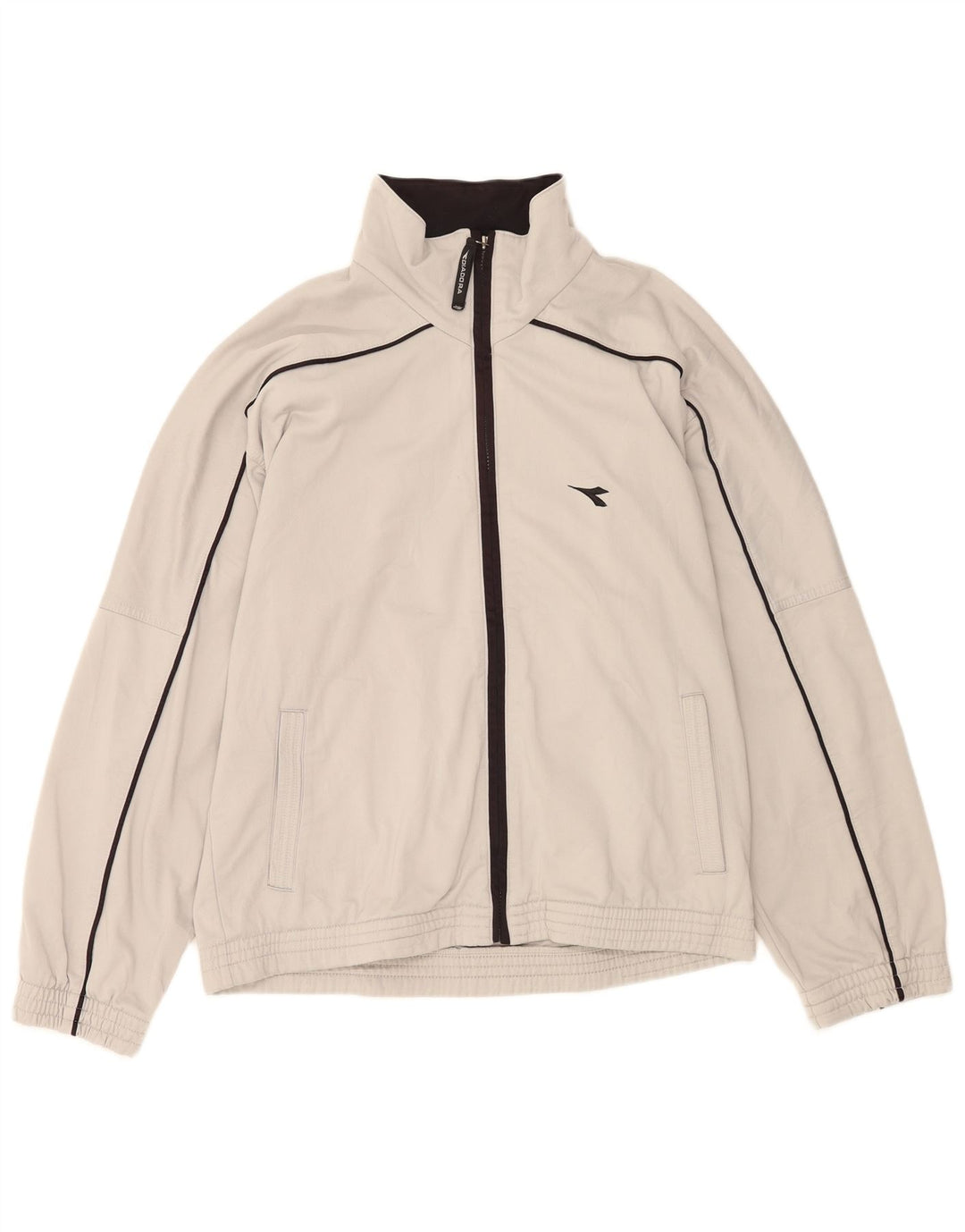 Ανδρική φόρμα Diadora Top Jacket UK 40 Medium Grey Polyester