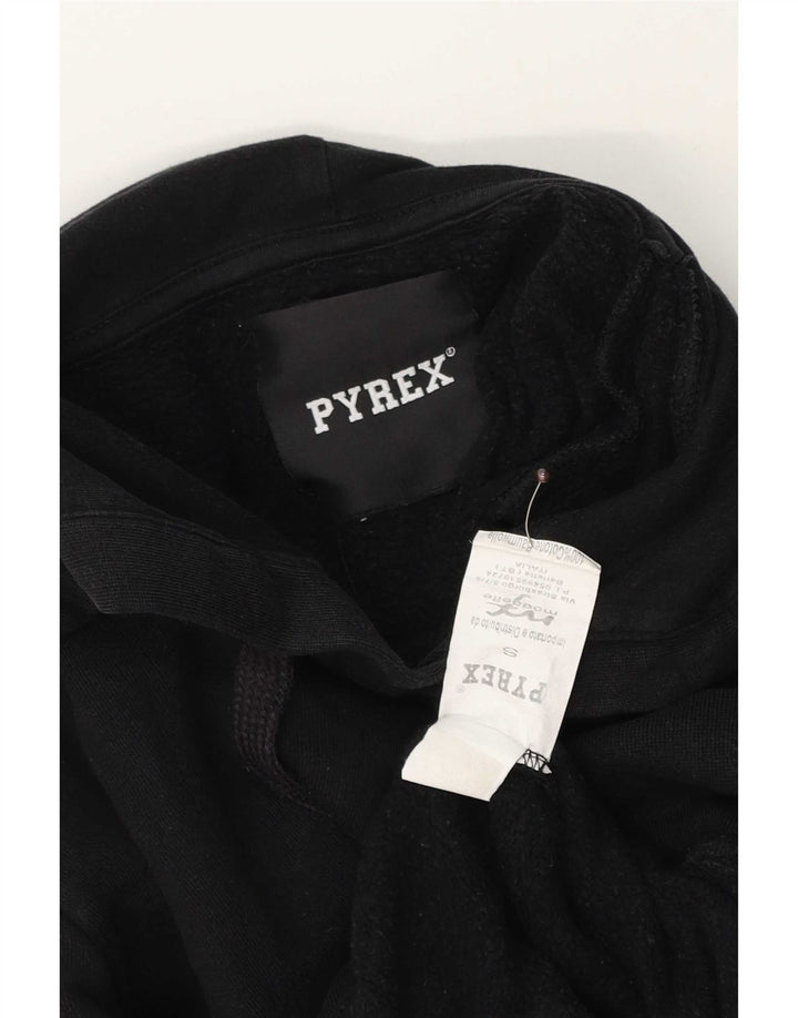 Ανδρικό γραφικό κουκούλα Pyrex, μικρό μαύρο χρώμα, βαμβακερό