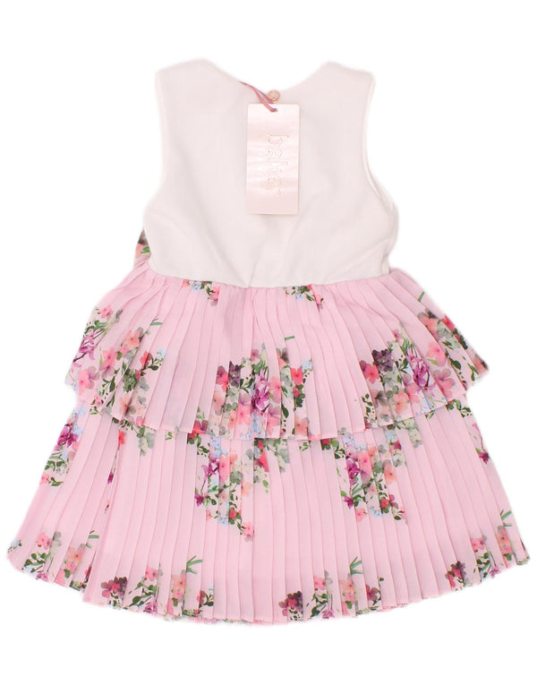 Ted Baker Baby Girls Αμάνικο φόρεμα 12-18 μηνών Pink Floral