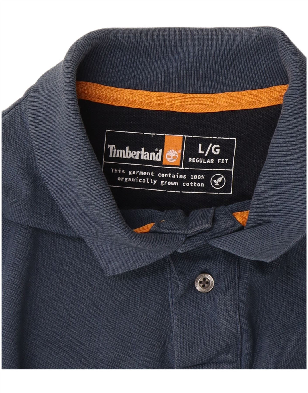 Ανδρικό μπλουζάκι Timberland με κανονική εφαρμογή Polo μεγάλο μπλε ναυτικό