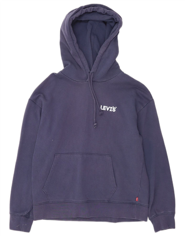 Ανδρικό κουκούλα Levi's Small Navy Blue από βαμβάκι