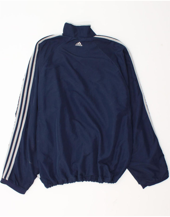 Ανδρική φόρμα φόρμας γραφικών πουλόβερ Adidas Top UK 40/42 Medium Navy Blue