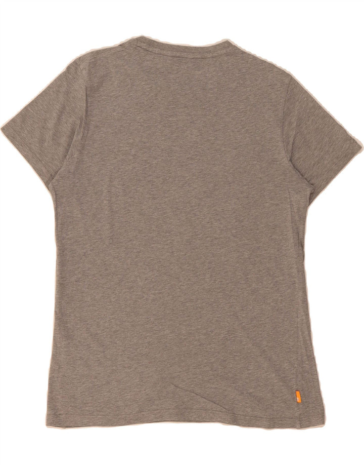 TIMBERLAND Mens Slim Fit T-Shirt Top Medium Grey Cotton Vintage Timberland and Second-Hand Timberland from Messina Hembry 