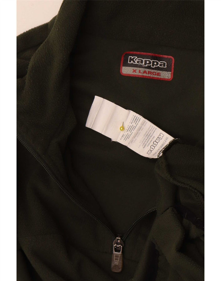 Kappa γυναικείο φερμουάρ Fleece Jumper XL Khaki Polyester