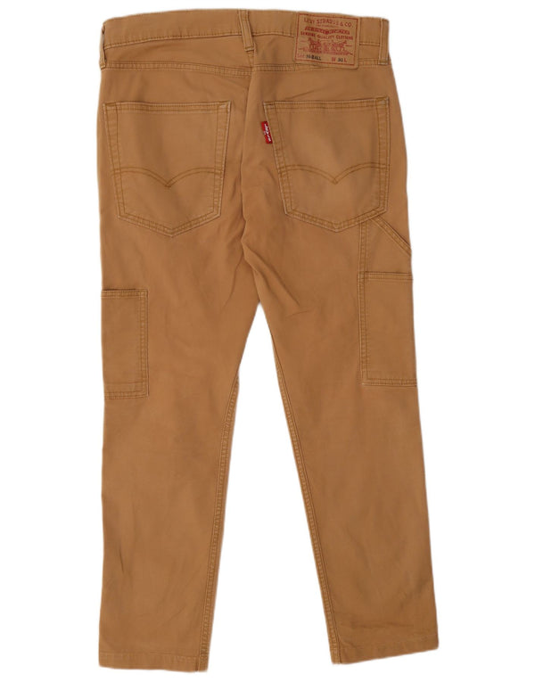 Levi's Mens Hi-Ball Skinny Cargo Trousers W30 L26 Brown Cotton