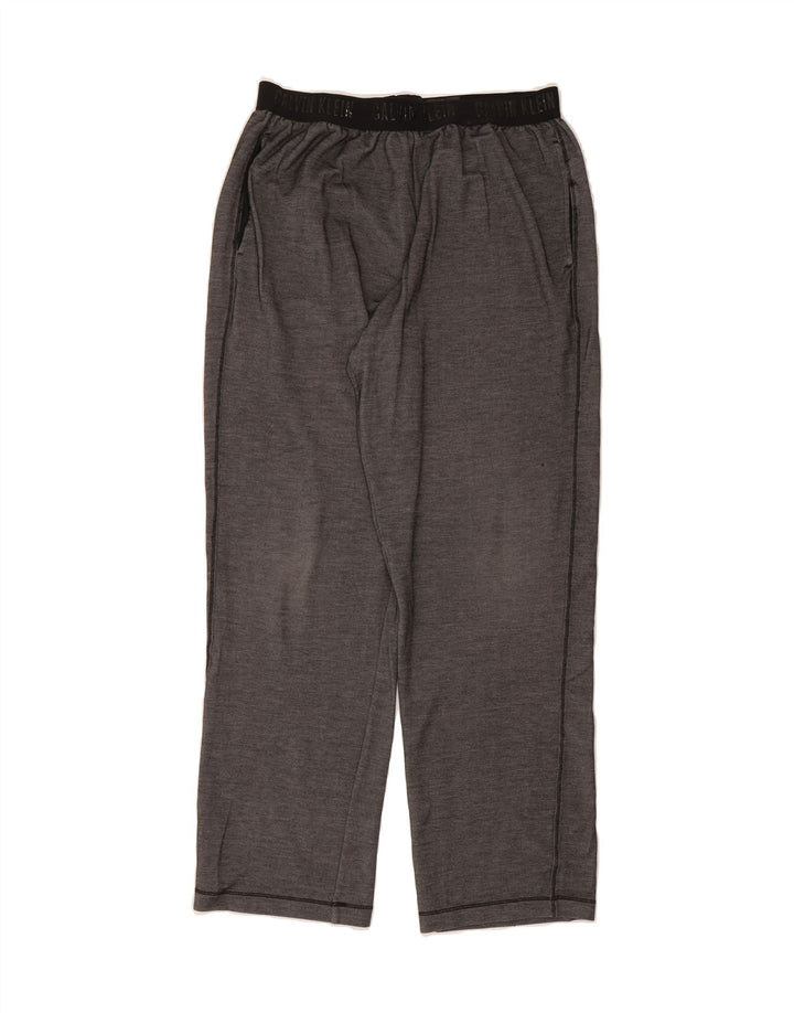 CALVIN KLEIN Mens Tracksuit Trousers Medium  Grey Polyester Vintage Calvin Klein and Second-Hand Calvin Klein from Messina Hembry 