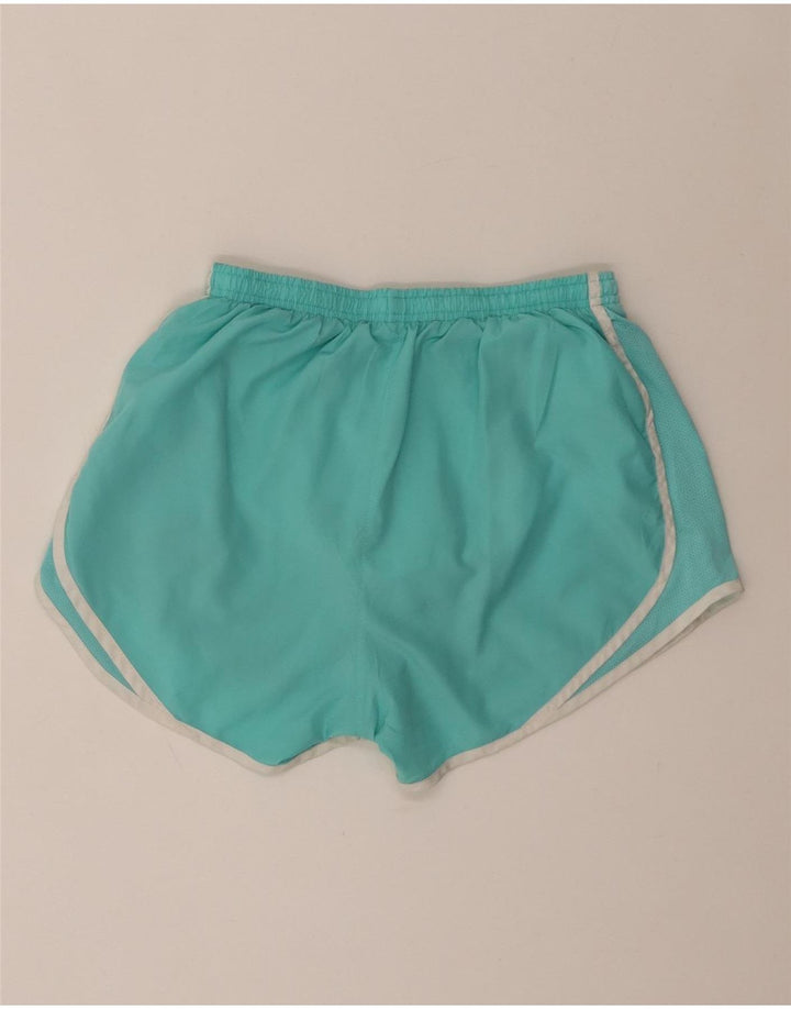 Γυναικείο αθλητικό σορτς Nike Dri Fit UK 8 Μικρός τιρκουάζ πολυεστέρας