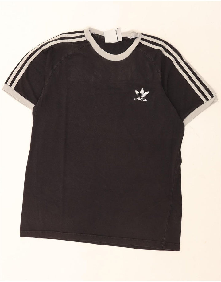 Ανδρικό T-Shirt Adidas Top μεγάλο μαύρο βαμβακερό