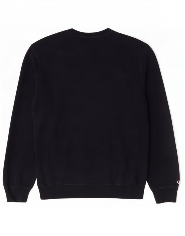 Ανδρικό γραφικό φούτερ Champion Jumper Medium Navy Blue Cotton