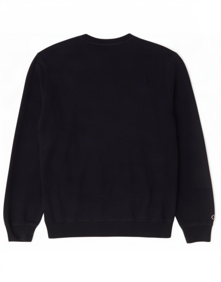 Ανδρικό γραφικό φούτερ Champion Jumper Medium Navy Blue Cotton