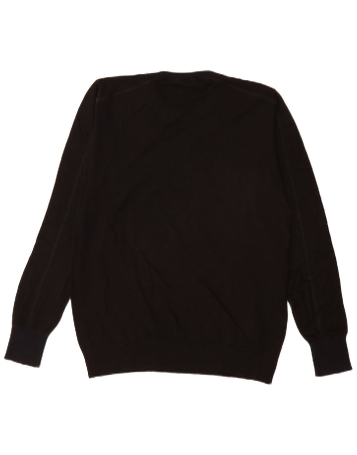 Ανδρικό πουλόβερ Gas Crew Neck Jumper Μεσαίο μαύρο βαμβακερό