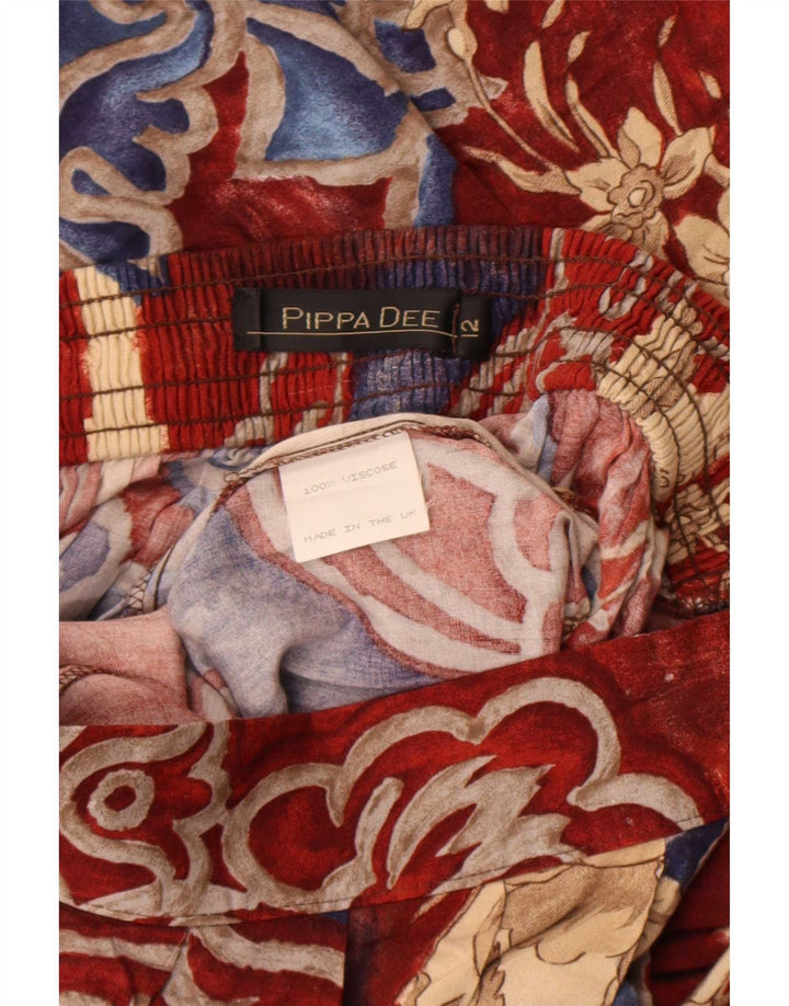 Pippa Dee γυναικεία πλισέ φούστα UK 12 Medium W28 Πολύχρωμη Floral