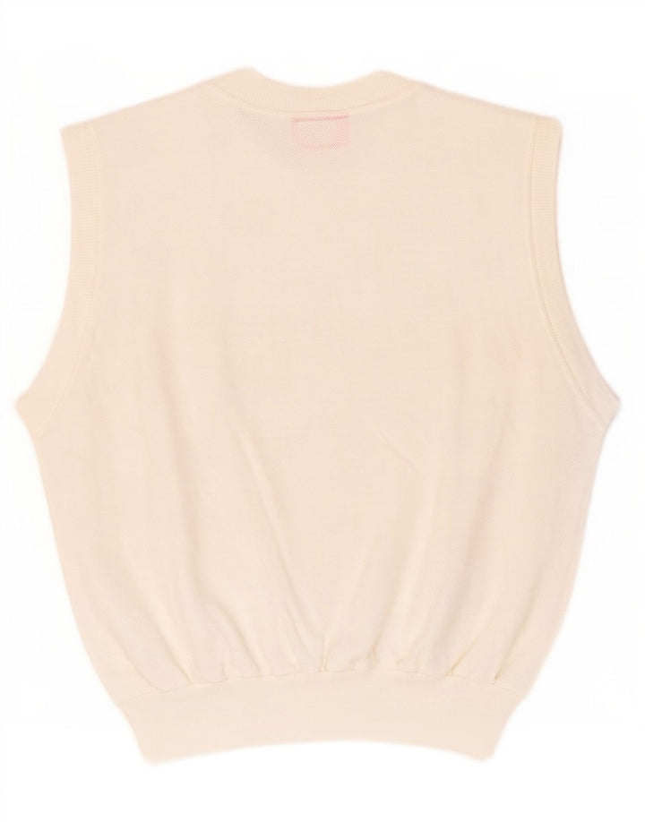 Fruit Of The Loom Ανδρικό γιλέκο Tank Top Μεσαίο λευκό βαμβακερό