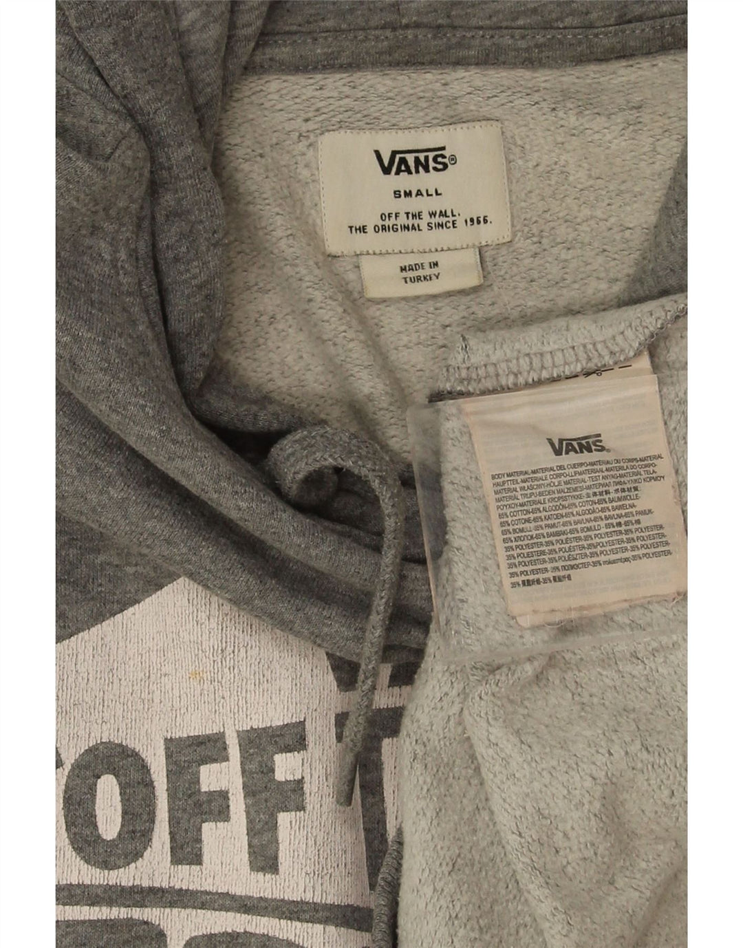 Ανδρικό Vans Graphic Hoodie Jumper Μικρό Γκρι Βαμβακερό