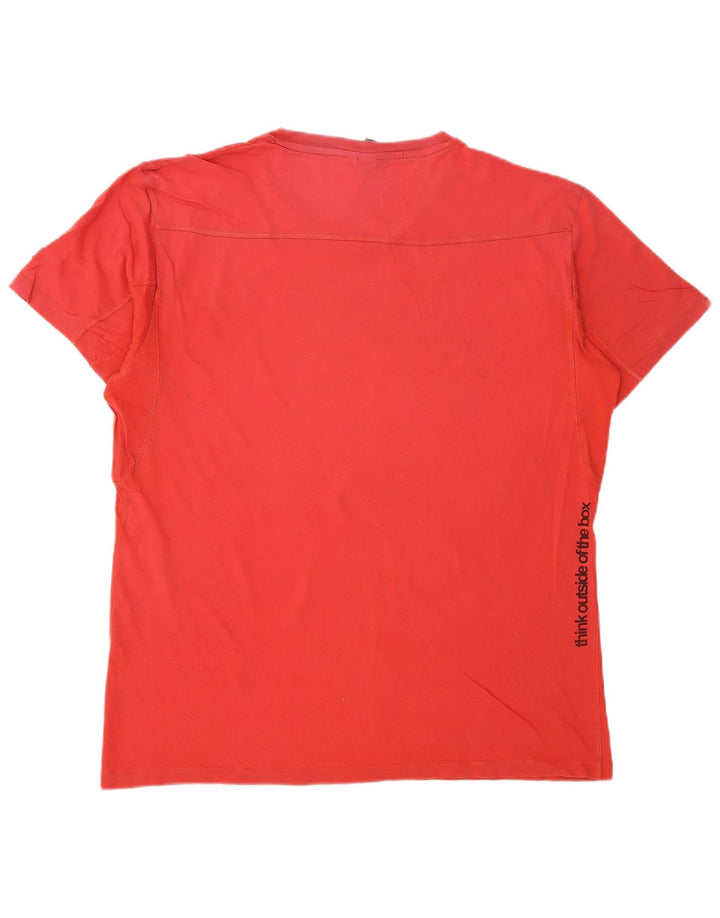 Jack & Jones Ανδρικό γραφικό T-Shirt Top XL Red