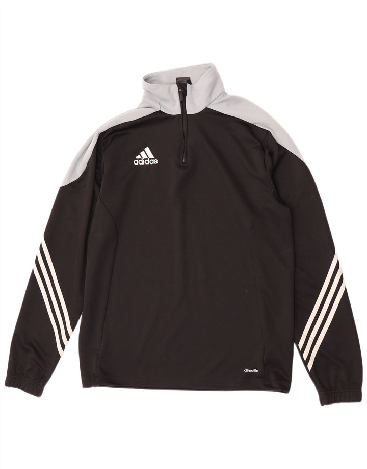 Ανδρική φόρμα φόρμας Adidas Climalite, Top Medium Black Colourblock