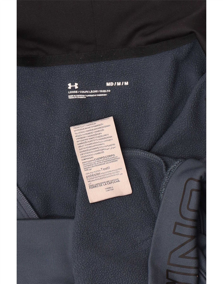Ανδρικό πουλόβερ με κουκούλα με φερμουάρ Under Armour, μεσαίο μπλε χρώμα