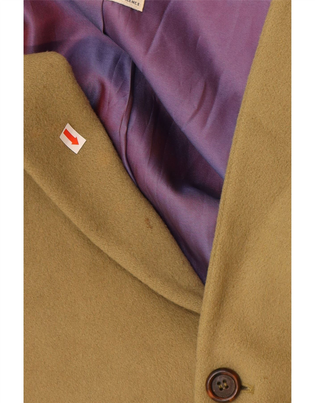 HUGO BOSS Ανδρικό μπουφάν σακάκι με 2 κουμπιά EU 52 XL Μπεζ μαλλί