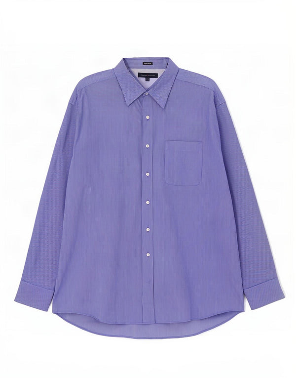 Ανδρικό πουκάμισο Tommy Hilfiger Regular Fit Size 17 1/2 XL Blue Pinstripe Cotton