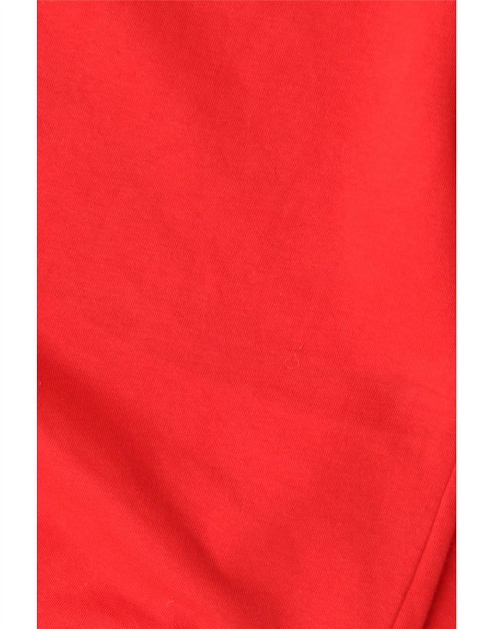 Zara Γυναικείο Φούτερ Jumper UK 14 Μεσαίο κόκκινο βαμβακερό