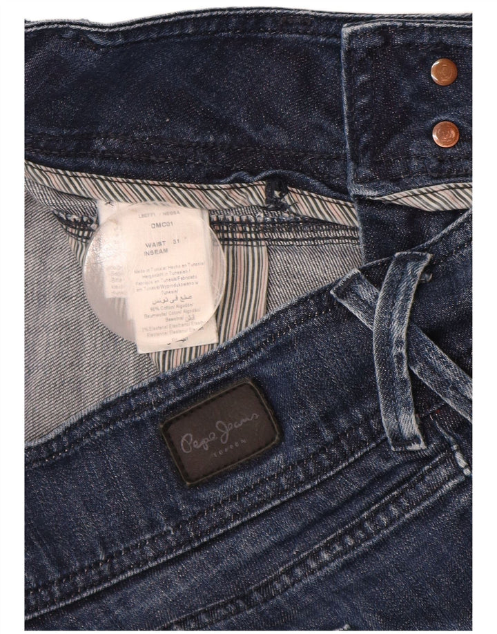 Γυναικείο τζιν σορτς PEPE Jeans W31 Βαμβακερό μεσαίο Navy Blue