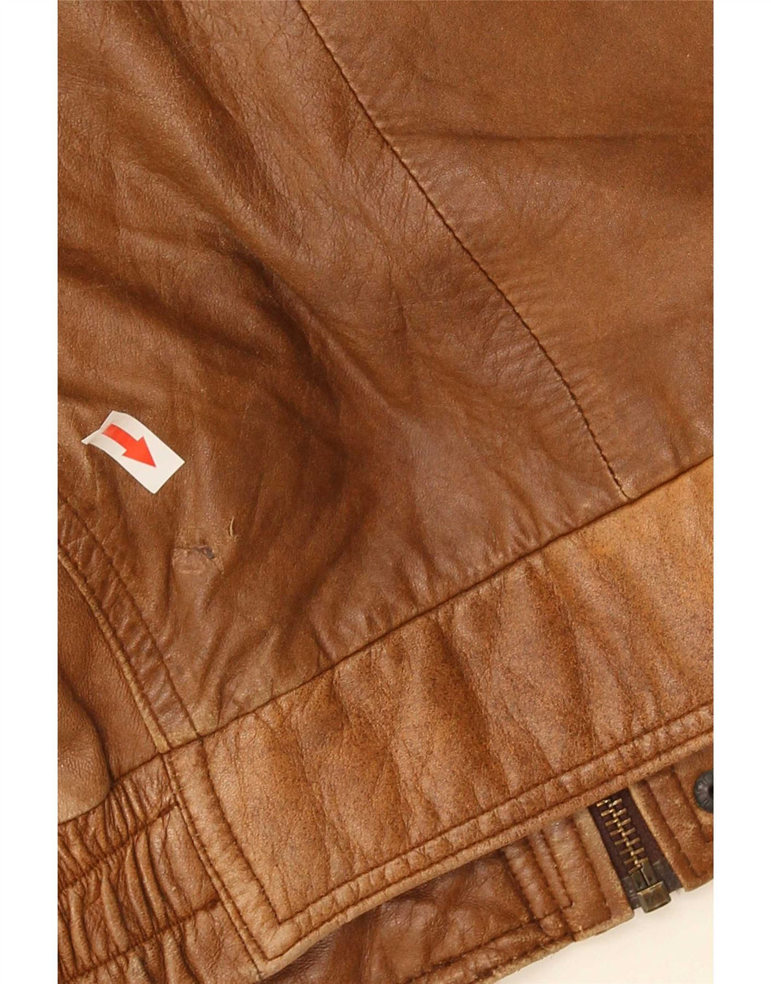Vintage Ανδρικό Δερμάτινο Μπουφάν IT 56 2XL Καφέ