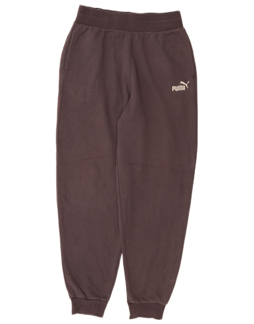 Γυναικεία αθλητική φόρμα PUMA Παντελόνι Joggers UK 8 Small Grey Cotton