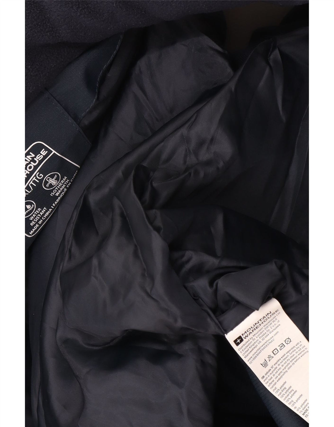 Mountain Warehouse Mens Padded Gilet UK 42 XL Navy Blue Polyester