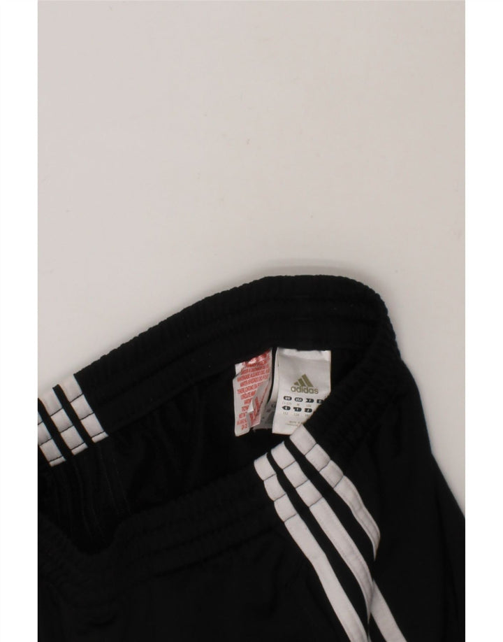 ADIDAS Boys Tracksuit Trousers 11-12 Years Black Polyester Vintage Adidas and Second-Hand Adidas from Messina Hembry 