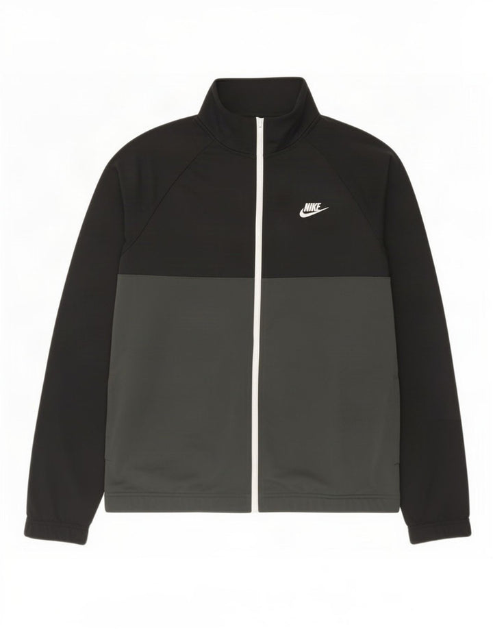 Ανδρική φόρμα Nike Μπουφάν μεσαίου μαύρου χρώματος πολυεστέρας
