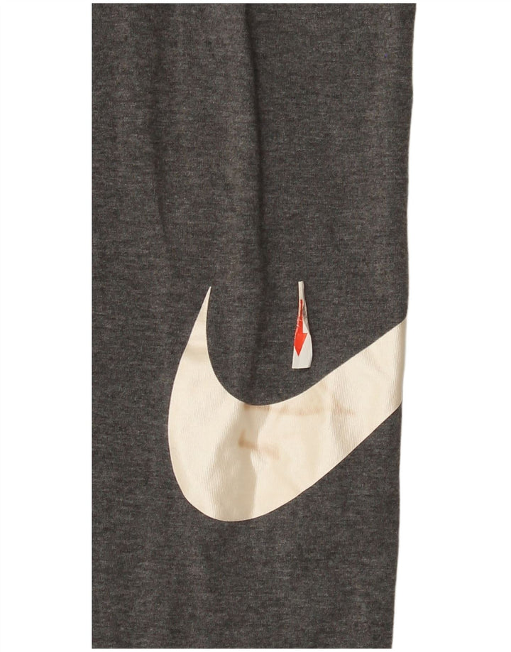 Γυναικεία γραφικά κολάν Nike UK 12 Βαμβακερά μεσαίου γκρι