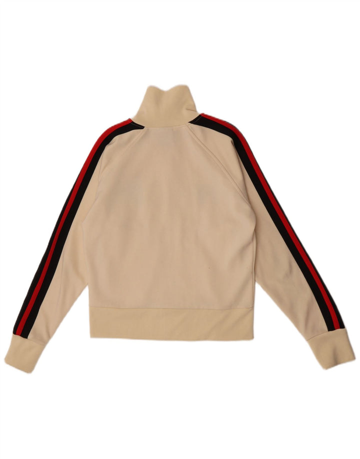 Freddy Womens Crop Graphic αθλητική φόρμα Top Jacket UK 14 Medium Beige