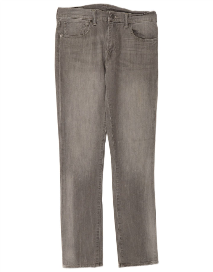 Levi's Mens 511 Slim Jeans W32 L32 Γκρι βαμβακερό
