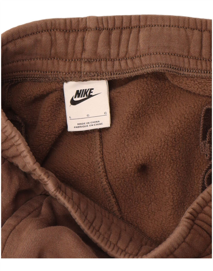 Ανδρική φόρμα Nike Παντελόνι Joggers μεγάλο καφέ βαμβακερό