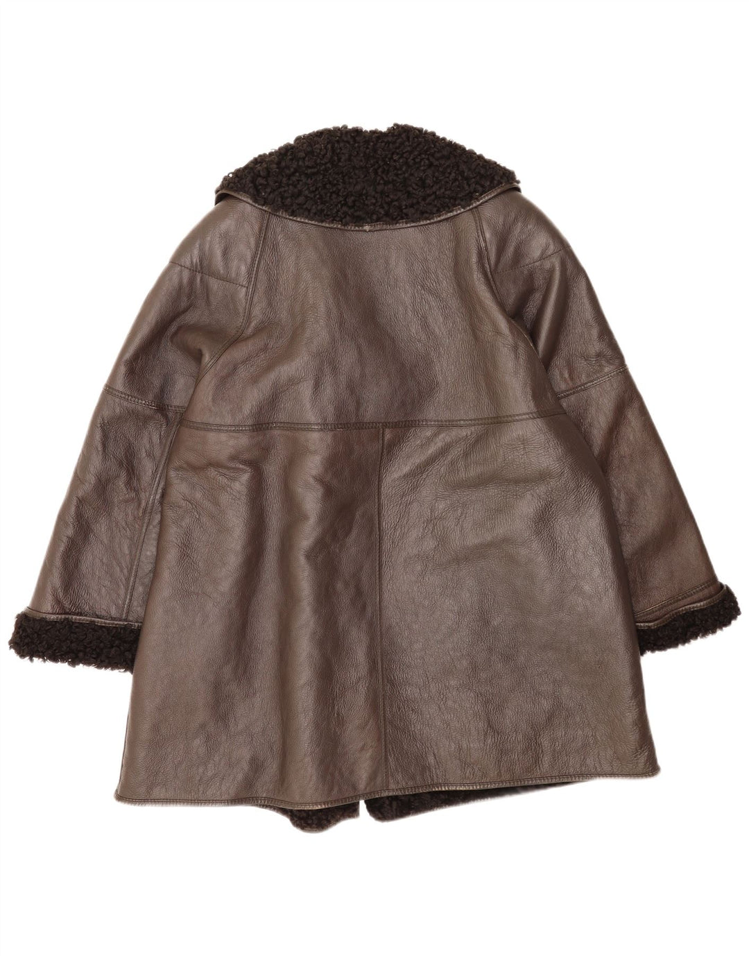 Pellicceria Γυναικείο Παλτό Shearling IT 42 Μεσαίο Καφέ