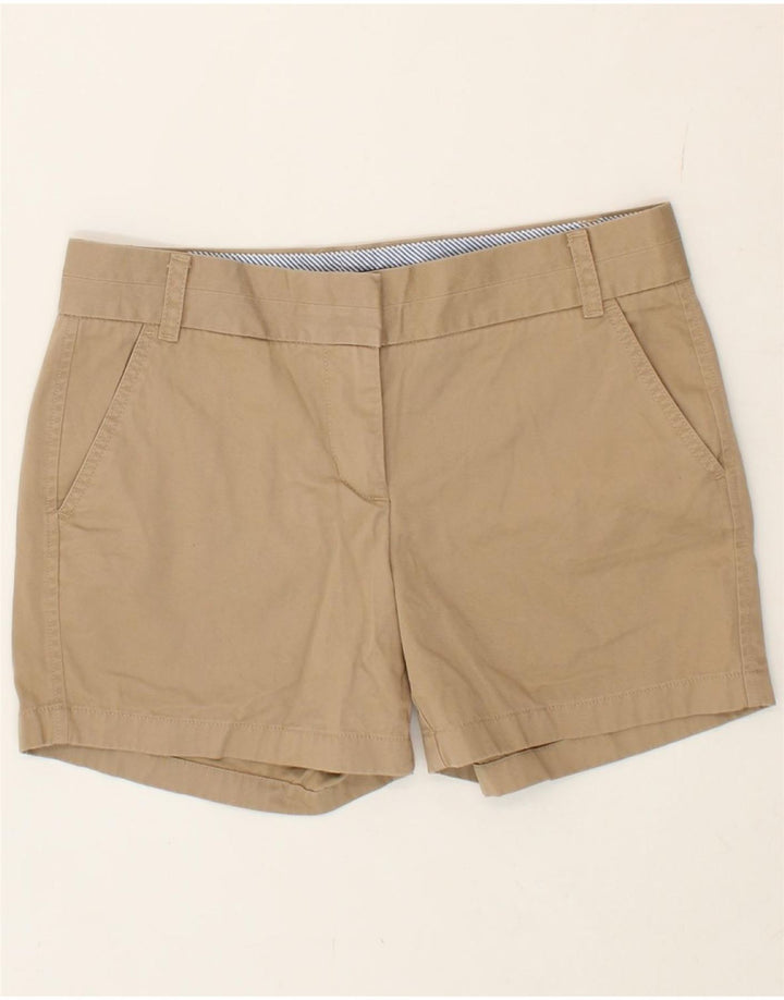J. CREW Womens Hot Pants US 6 Medium W30 L5 Beige Cotton Vintage J. Crew and Second-Hand J. Crew from Messina Hembry 