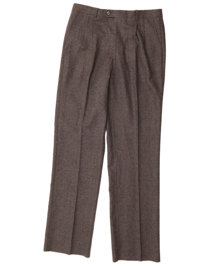 Ανδρικό παντελόνι με καρφίτσα Marzotto IT 48 Medium W32 L34 Γκρι μαλλί