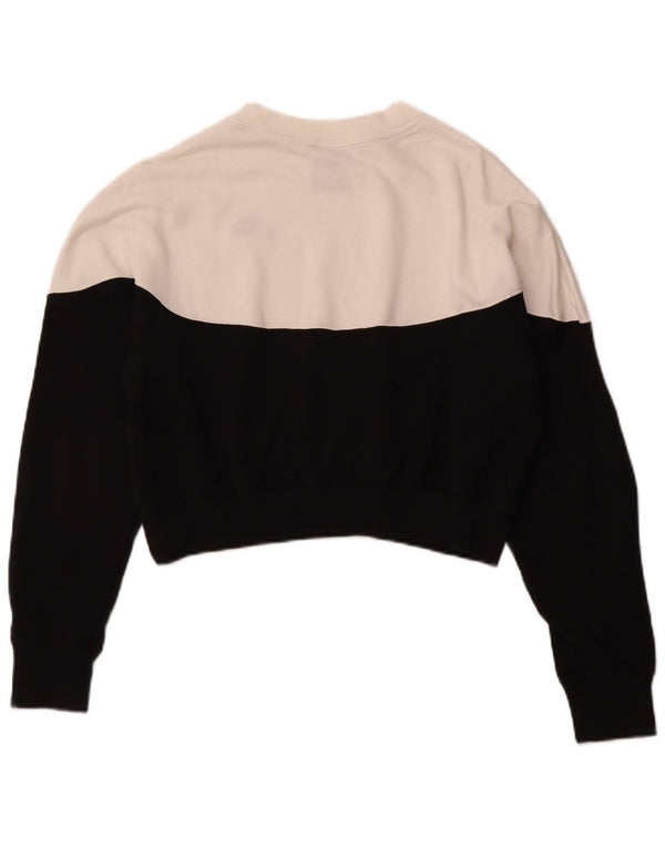 Γυναικεία φούτερ NIKE Crop Jumper UK 14 Μεσαίο μαύρο βαμβακερό χρώμα